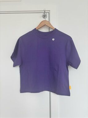 Yellow Label Co. Le 1992 Classique Crop Tee | Size S | Purple | Made in Canada